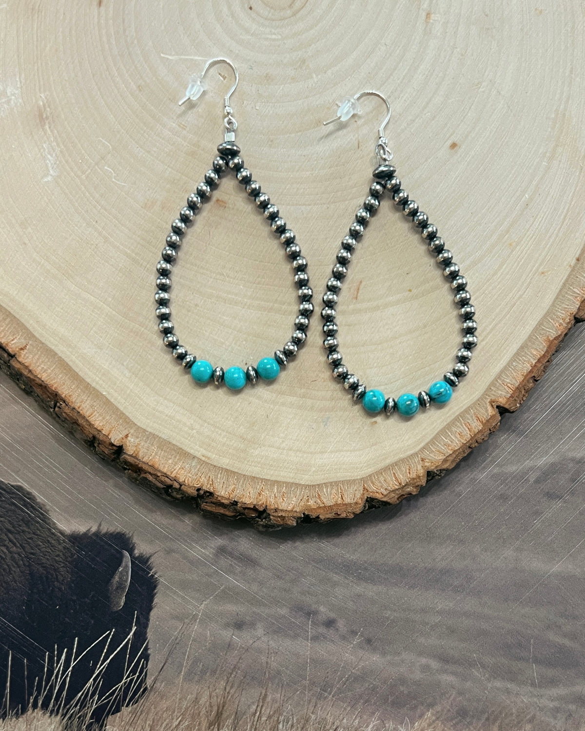 Silver + Stone Earrings