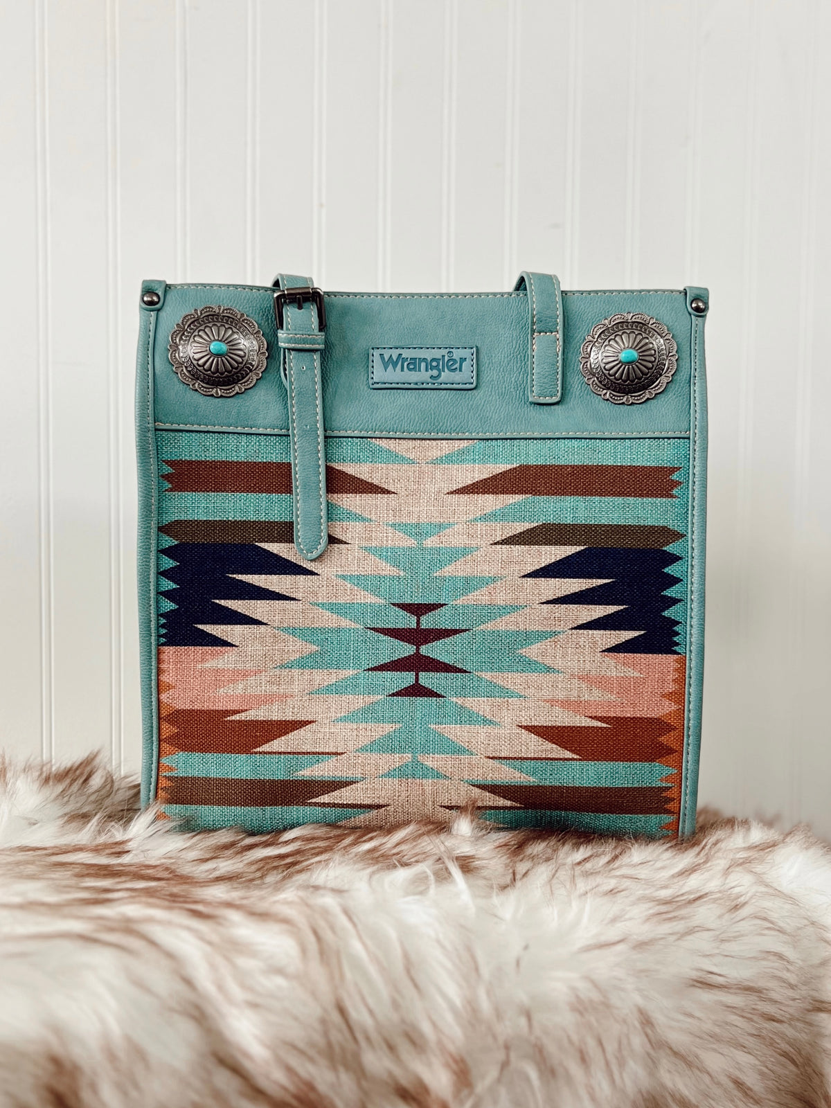 Turquoise Boss Lady Tote