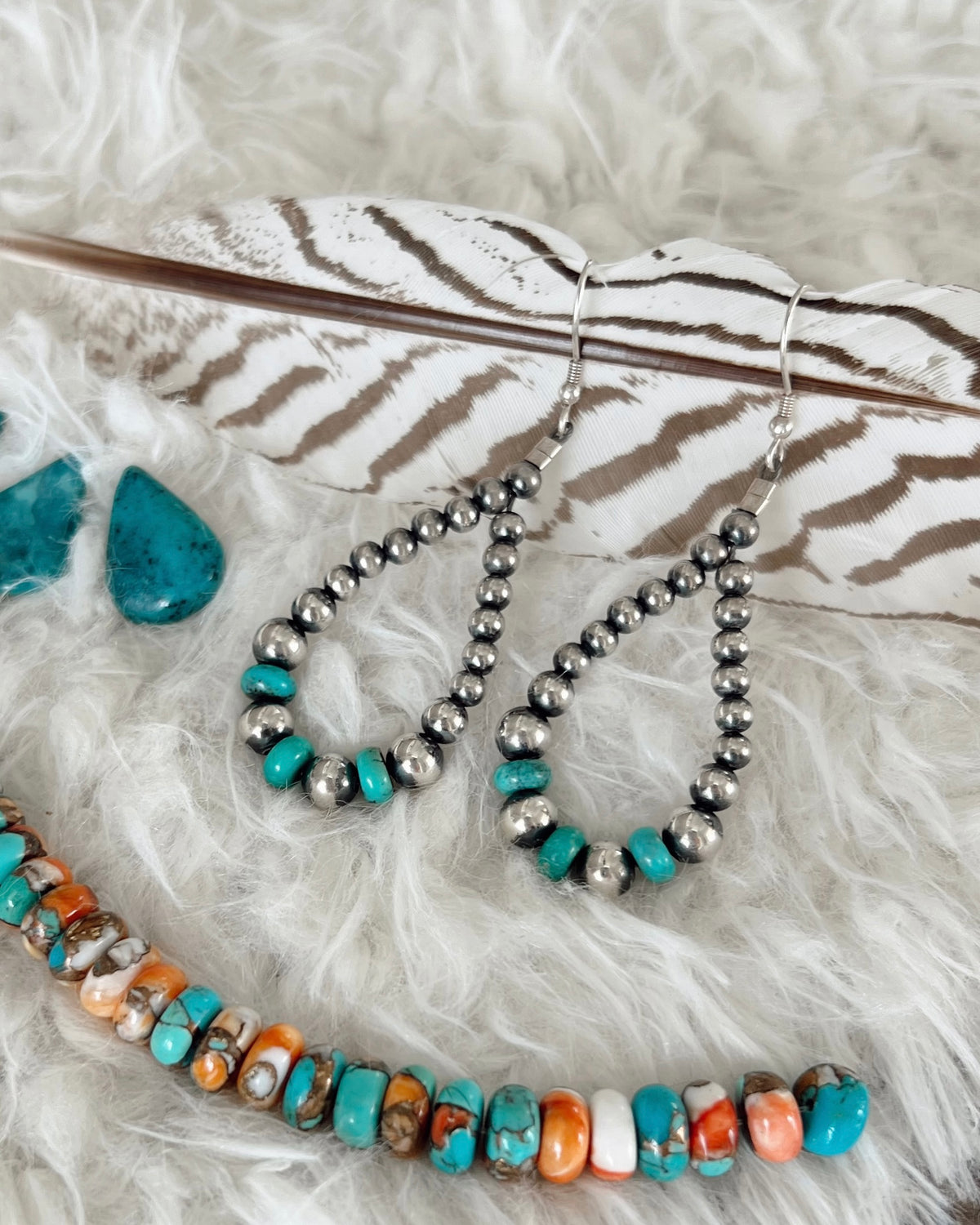 Silver and Spur Earrings