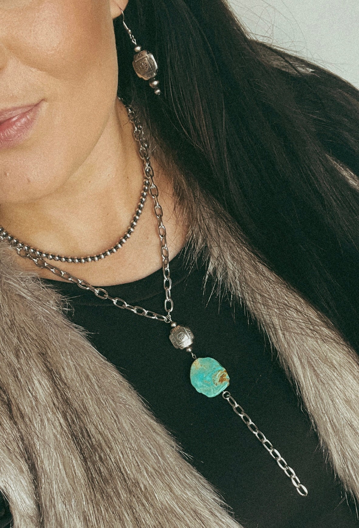 Silver Spur Earrings