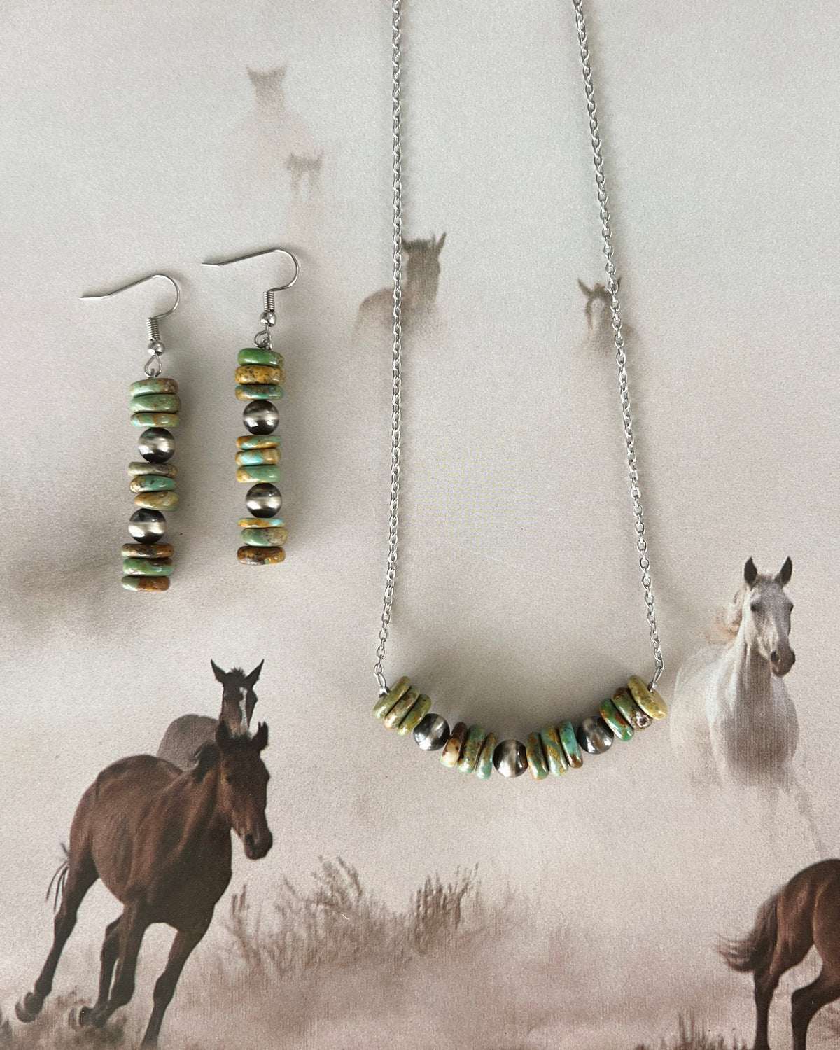 Sagewyn Set (bar necklace & earrings)